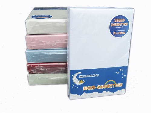 HAHN Jersey-Spannbettlaken f�r Kinderbett, 70x140 cm
