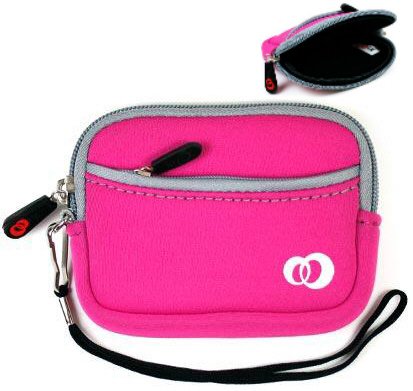 - Kroo Pink Mini-Suit Camera Sleeve for Olympus FE-47 (+ 1pc Lost-n-Found ID Tag) ..... Best Selling Case on Amazon!
