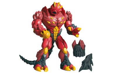 Gormiti The Lords of Nature Return 12cm Articulated Figures - Magmion - The Magma Lord