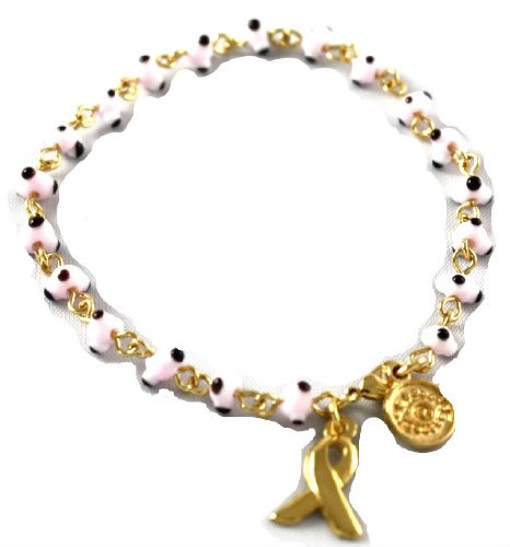 Beautiful Blee Inara 18k Gold Plated Pink Eyes 