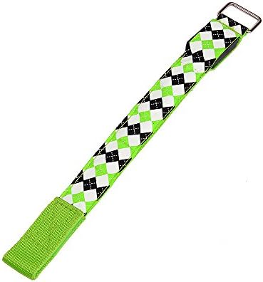 HOUZON® Running Light -Reflective LED Wrist Band-Safety for Walking, Jogging &amp; Cycling Gear - 3 Modes -On, Slow, &amp; Fast Blinking -High Visibility -Batteries Included Green
