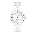 Ice Watch - CL.WE.B.P.09 - Montre Homme - Quartz Analogique - Cadran Blanc - Bracelet Plastique Blanc - Grand Mod�le