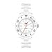 Ice Watch - CL.WE.S.P.09 - Montre Femme - Quartz Analogique - Cadran Blanc - Bracelet Plastique Blanc - Petit Mod�le