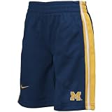 Nike Michigan Wolverines Youth Navy Blue Classic Mesh Shorts