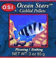 OSI Marine Lab Cichlid Pellets Size Medium Fish Food 14oz