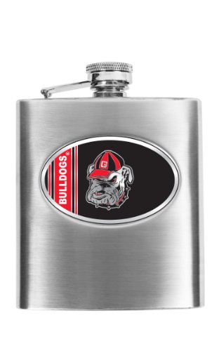 NCAA University of Georgia Bulldogs Hip Flask