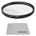 72MM Circular Polarizer Filter (for Camera Lens with 72MM Filter Thread) + Premium MagicFiber Microfiber Cleaning Cloth