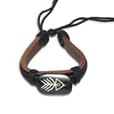 Mens Thai Exotic Tribal Leather Wristband Bracelet Jewelry - One Size Fits All - Jewellery Mens Thai Exotic Tribal Leather Wristband Bracelet Jewelry - One Size Fits All - Jewellery