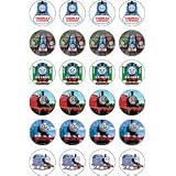 Thomas the Tank Engine Wafer Fairy/Cup Cake Toppers - 24 Sheet