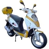 Mopeds 21th 150cc Gas Moped Motor Scooter Fully Assembed with Trunk! MC_U1505K