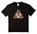 Kids Emoji Poop Shirt ~ Novelty Funny t-shirt for Men Women Kids 12 Black