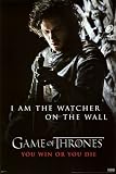 Game of Thrones - Jon Snow - Watcher Poster Print, 24x36 Poster Print, 24x36