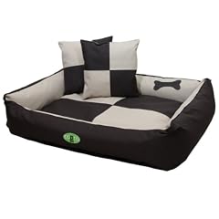 Hundebett "Queen" in 3 Gr�ssen mit sehr robustem Cordura Stoff. + 2 Kissen. Versandkostenfrei !!! (L - ca. 90x70 cm)