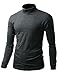 Xpril Men Double long sleeve layer Turtleneck T-shirt