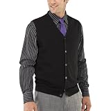 Merona® Cardigan Sweater Vest - Ebony