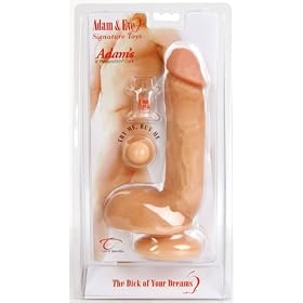 Topco-Adam's Pleasureskin Dildo, Natural Color