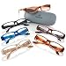 Joy Mangano Signature Shades Set of 6 Readers with Hard Case + BONUS Sunglasses!