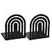 Spectrum Diversified Arch Bookends, Large, Black