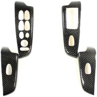 Zerg Carbon Fiber Trim FD Power Switch Covers (sedan) 4 pieces