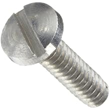 Precision Stainless Steel 303 Machine Screw, Binding Head, Slotted Drive, ANSI B18.6.3
