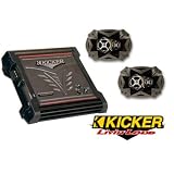 Buy KICKER ZX200.2 200 WATT 2 CHANNEL AMP w PAIR OF KICKER DS693 6x9 SPEAKERS by Kicker