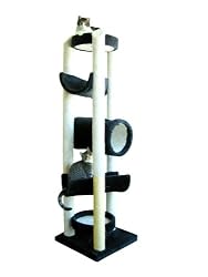 Molly and Friends "Sequoia" Extra-Large 7-Foot-Tall Premium Handmade Cat Tree with Sisal, Beige