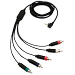  Sony PSP Slim & Lite / PSP 3000 - Component AV Cable -black- Komponenten-AV-Kabel Packshot