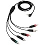 Sony PSP Slim & Lite / PSP 3000 - Component AV Cable -black- Komponenten-AV-Kabel