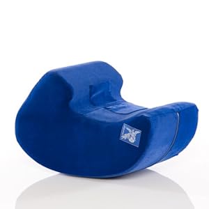 Liberator Pulse Sex Positioning Pillow and Toy Mount, Blue Microfiber