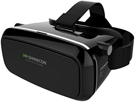 Monojoy(TM) 3D VR Virtual Reality Glasses, Focal and Pupil Distance Adjustable Headset for iPhone Samsung Moto LG Nexus HTC And Smartphone 3.5 -6 Inch