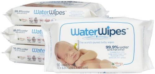 DermaH2O WaterWipes Pack 60ct - 4pack by DermaH2O