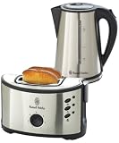 Russell Hobbs, Carnaby Pack, 1.7Litre Stainless Steel Kettle +2 Slice Toaster.