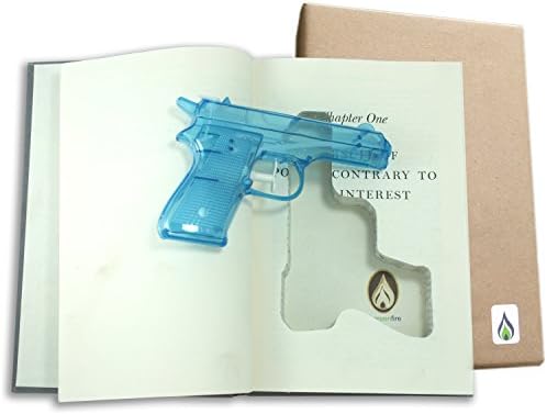 SneakyBooks Recycled Hollow Book Squirt Gun Diversion Safe (squirt gun included)