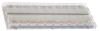 BB830 Solderless Plug-in BreadBoard - 830 tie-points - 4 power rails - 65 x 22 x 03in 165 x 55 x 9mm