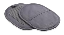 Kuhn Rikon Non-Slip Pot Holders, Set of 2, Graphite
