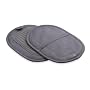 Kuhn Rikon Non-Slip Pot Holders, Set of 2, Graphite