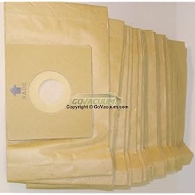 Genuine Euro-Pro Shark Canister Vacuum Cleaner Bags Fits CV520 Models, Part XDB520H - Free Shipping