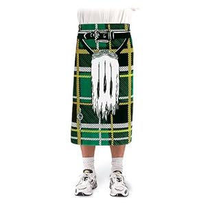 Instant Kilt Beach Towel - Green