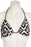 Shoshanna Fleur De Lis BW Triangle Bikini Top