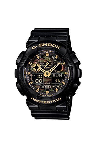 G-SHOCK Men's GA100 Camouflage Dial Watch