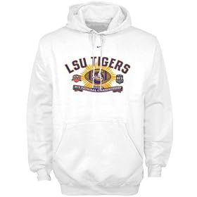 Nike LSU Tigers Ladies White BCS National Championship Bowl Bound Sweatshirt