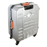 Panzer 1890 luggage - wheeled trolley case 26 suitcase (platinum)