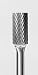 CARBIDE BUR GROBET MADE IN U.S.A. CYLINDER END CUT 1/4X5/8X1/4 STANDARD CUT