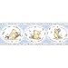 Classic Pooh™ and Piglet Wallpaper Border - Blue