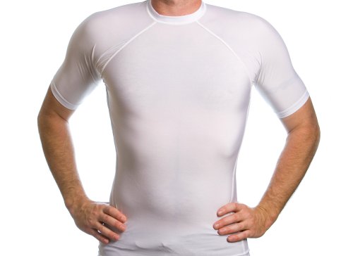 Men's UV Rash Guard Shirt - White