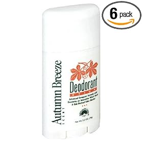 Nature's Gate Deodorant Stick, Autumn Breeze Scent, 2.5-Ounce Sticks (Pack of 6)
