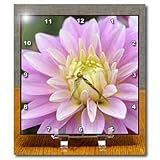Dahlia Flower Macro- Zen Flowers- Macro Photography - 6x6 Desk Clock