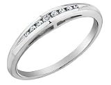 Diamond Wedding Ring in 10K White Gold
