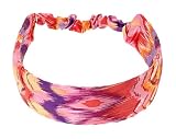 L. Erickson USA Wide Derby Headwrap 100% Silk - Italian Ice Bubblegum