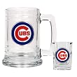 Chicago Cubs MLB Boilermaker Set - Primary Logo by Great American Products